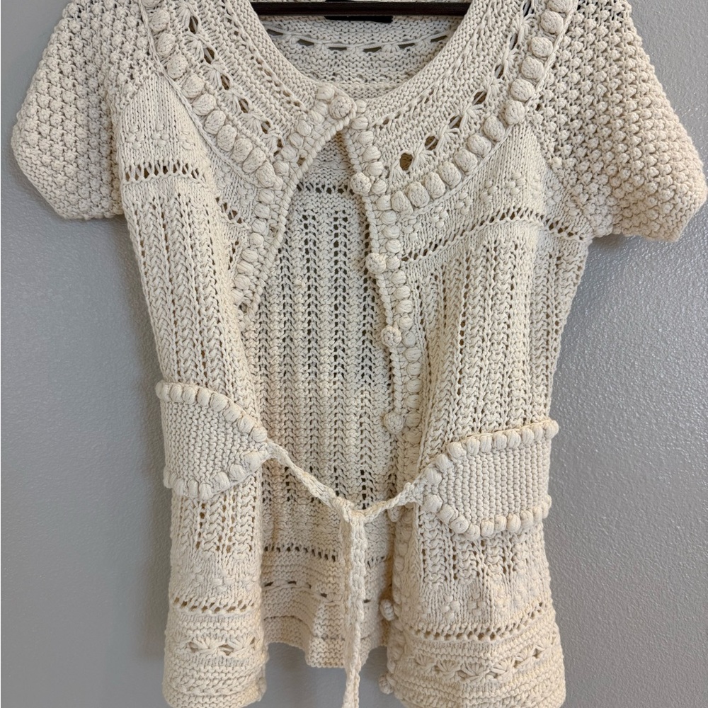 Ron Jon Cream Knit Cardigan